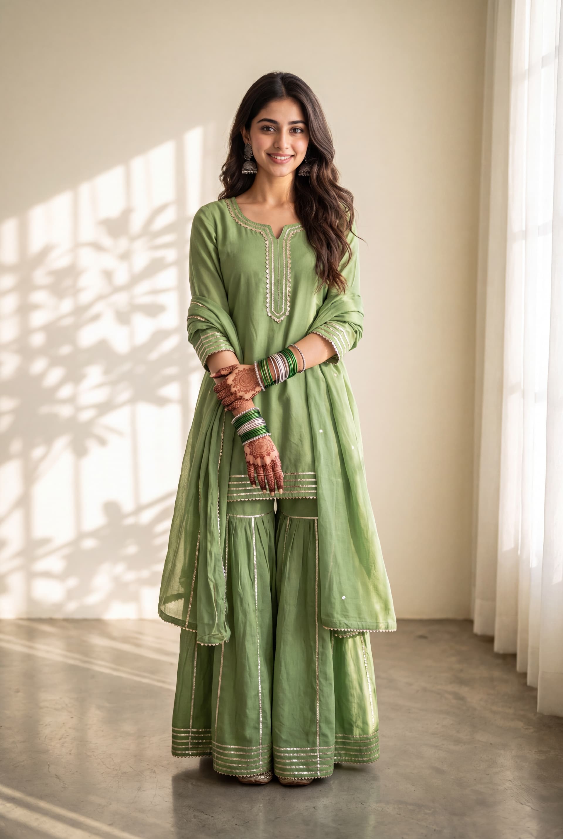 Dressed for a mehendi